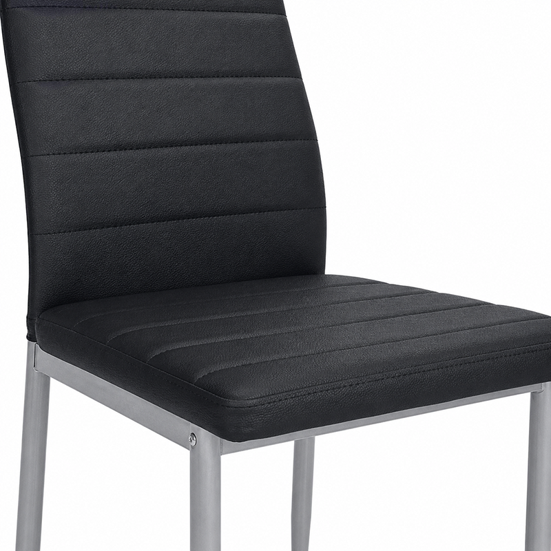 Mona Dining Chair (Black/White)