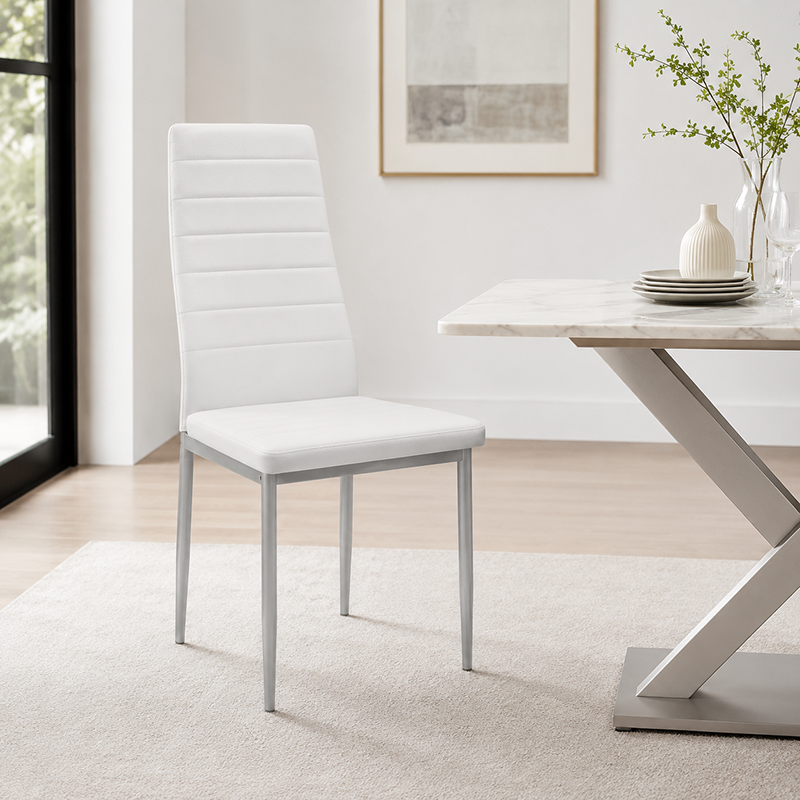 Mona Dining Chair (Black/White)