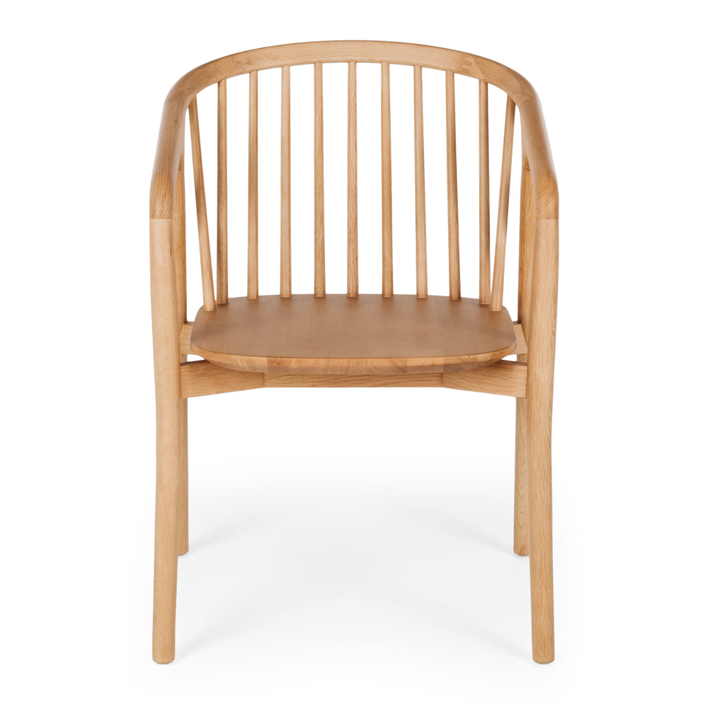 NORD Solid Oak & PU Dining Chair