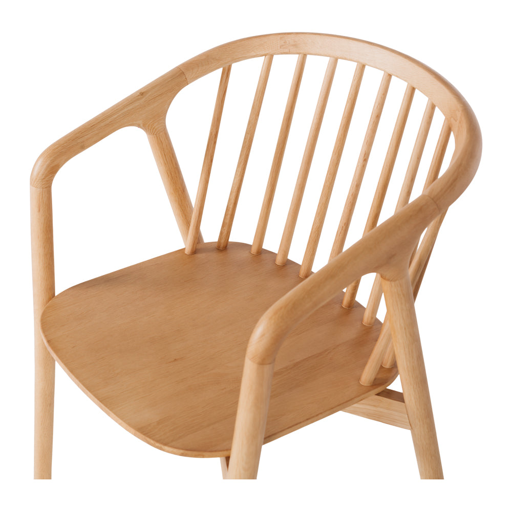 NORD Solid Oak & PU Dining Chair