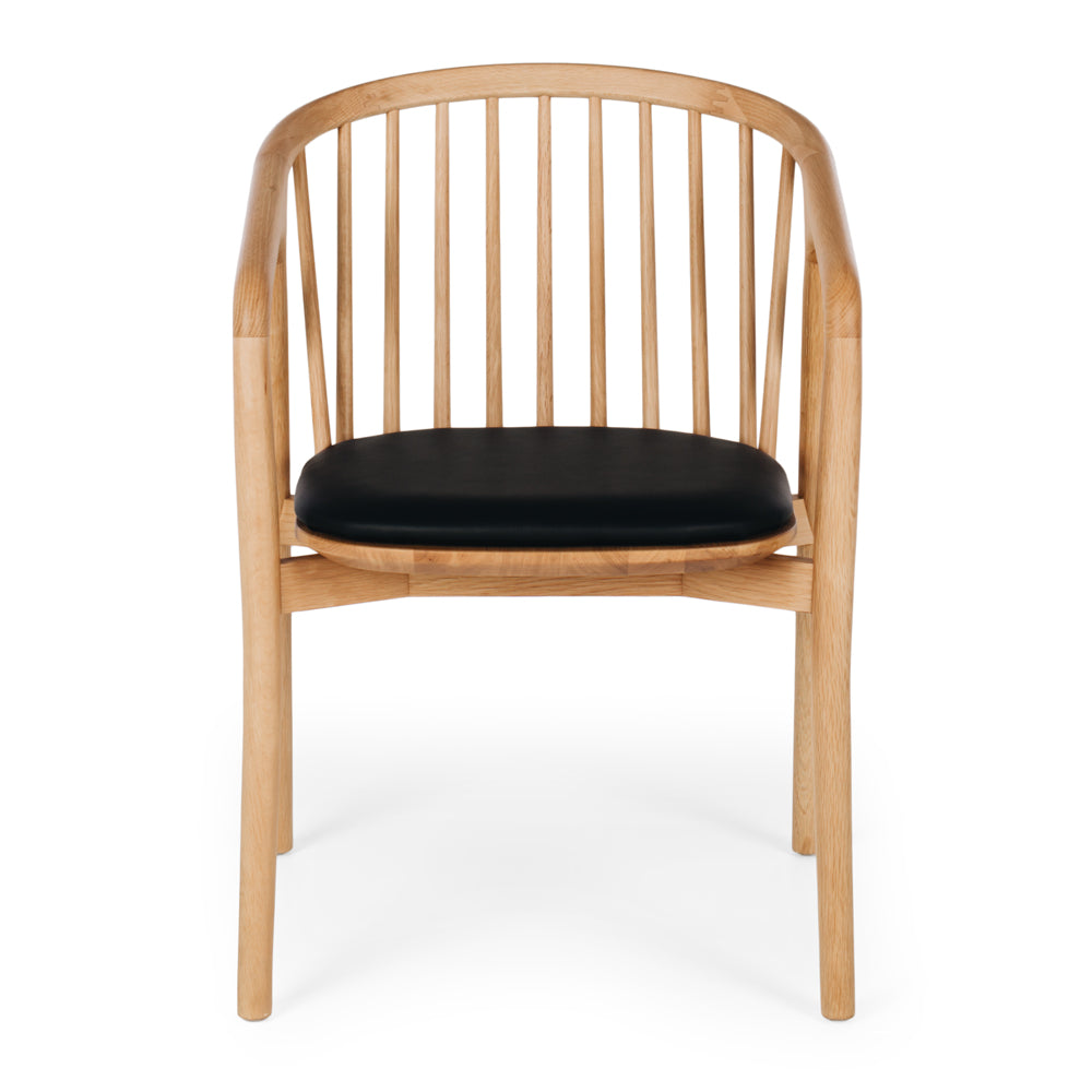 NORD Solid Oak & PU Dining Chair
