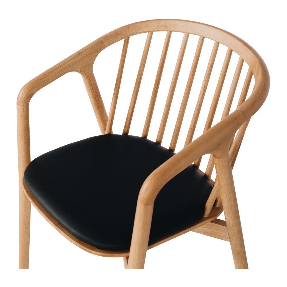 NORD Solid Oak & PU Dining Chair