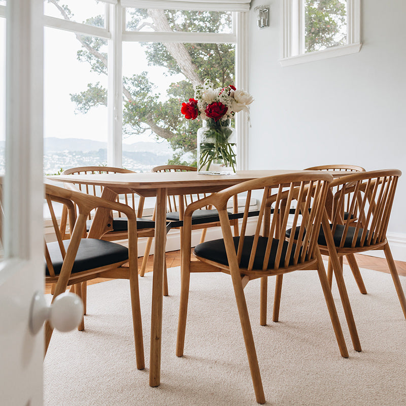 NORD Solid Oak & PU Dining Chair