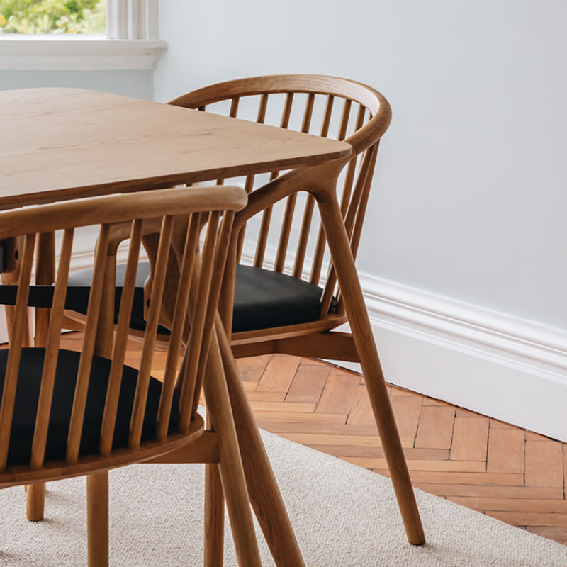 NORD Solid Oak & PU Dining Chair