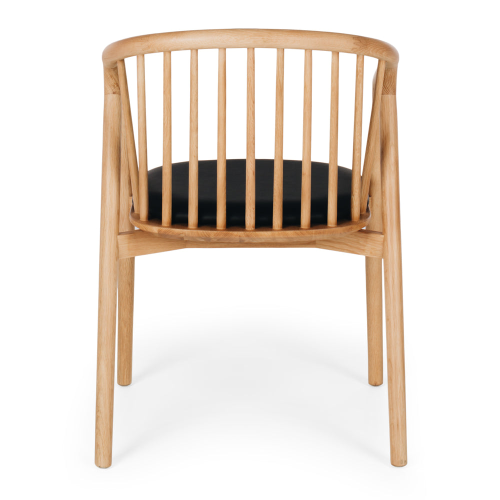 NORD Solid Oak & PU Dining Chair