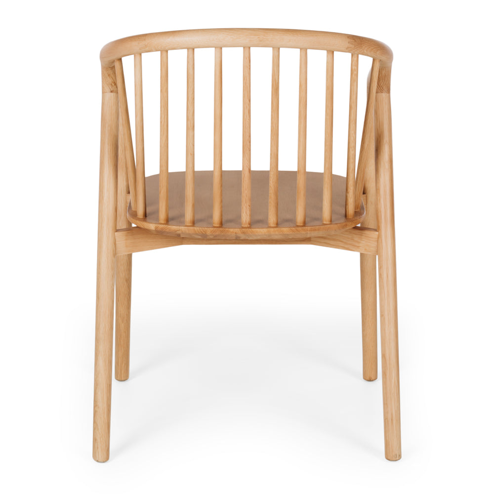 NORD Solid Oak & PU Dining Chair