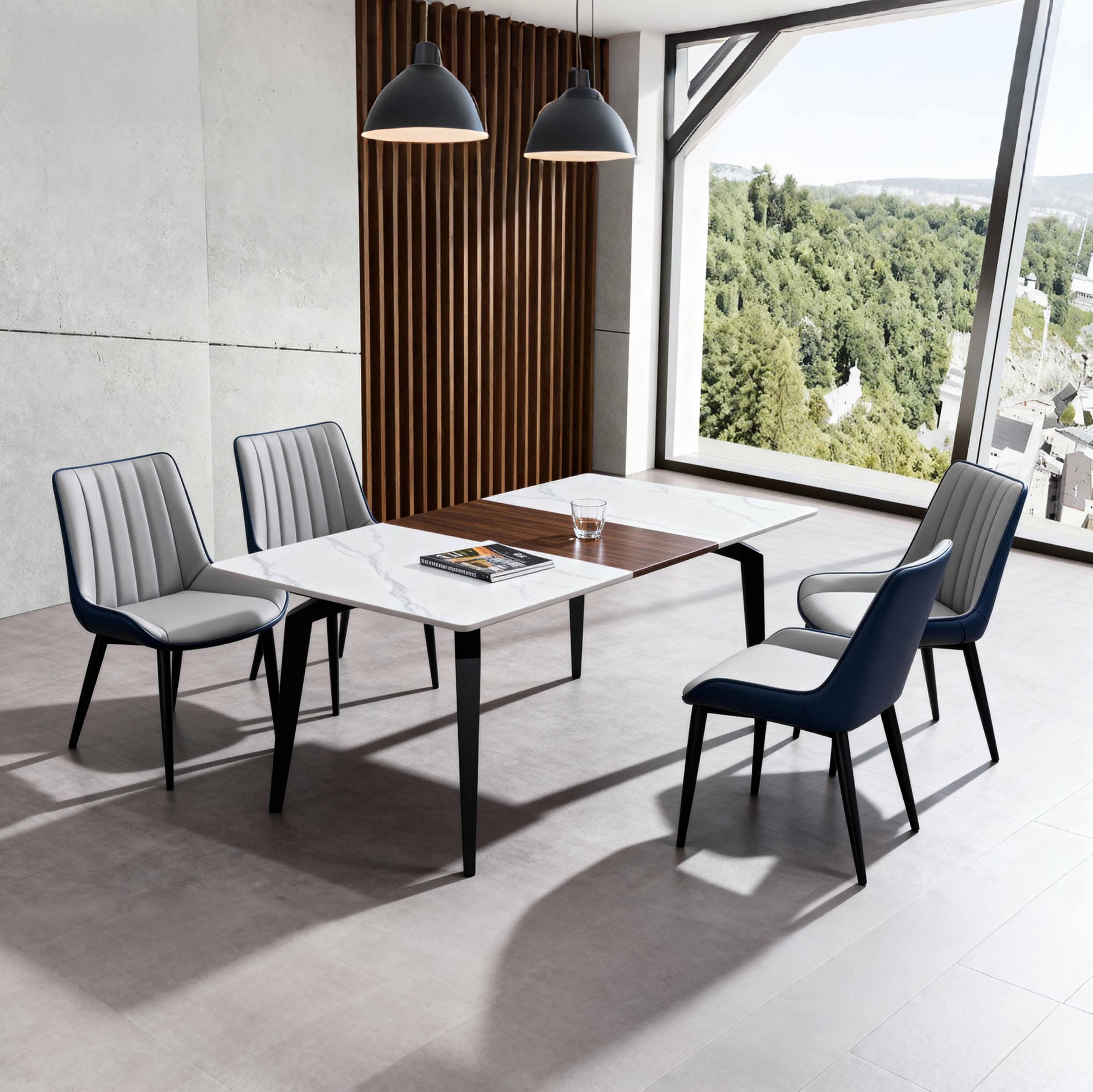 Nebraska Extension Dining Table / Creamic