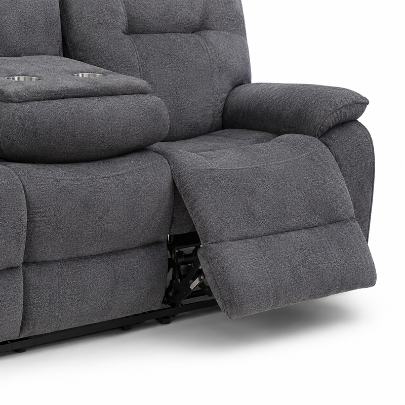 New Castle Chenille Fabric Recliner Sofa