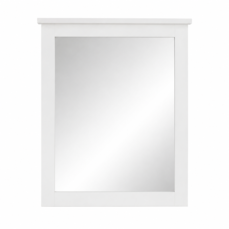 New Master 6 Drw Dresser & Mirror (White) 1290mm