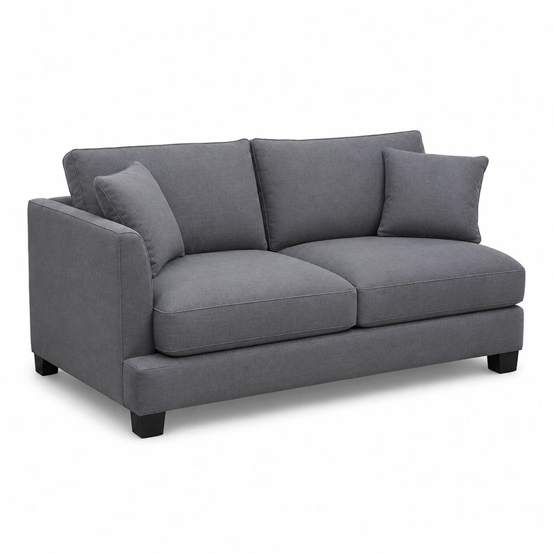 New York Fabric Corner Suite Dark Grey (L2SS + Corner + R2SS)
