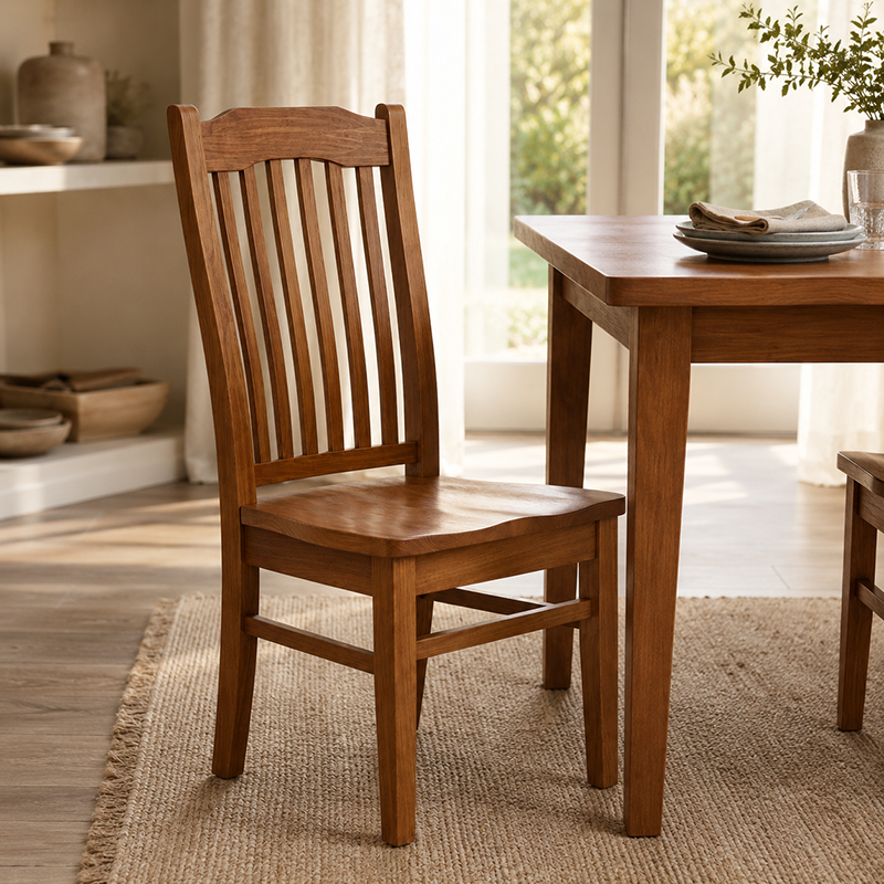 Nicholson Wooden Dining Chair (Walnut)