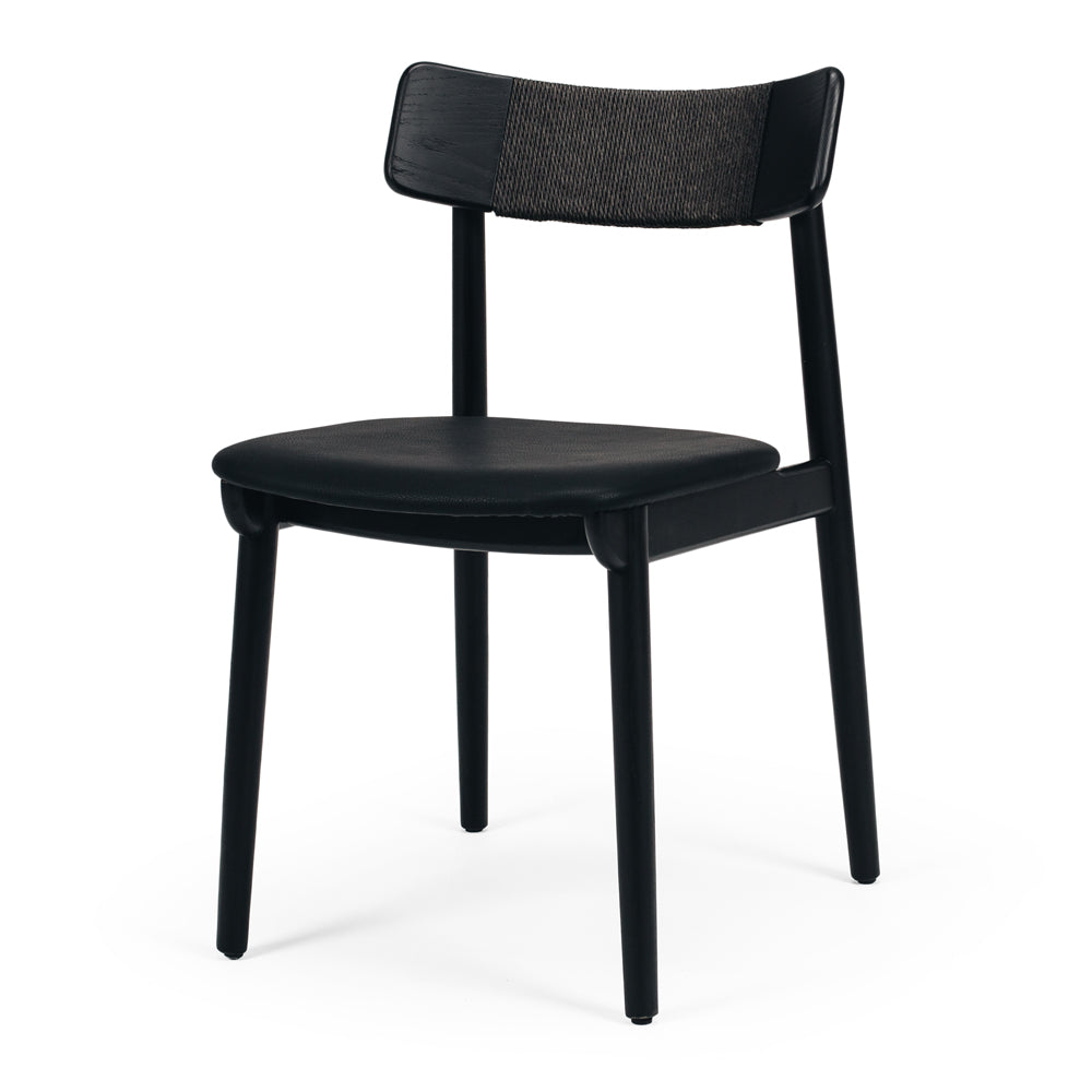 Niles Oak & PU Dining Chair
