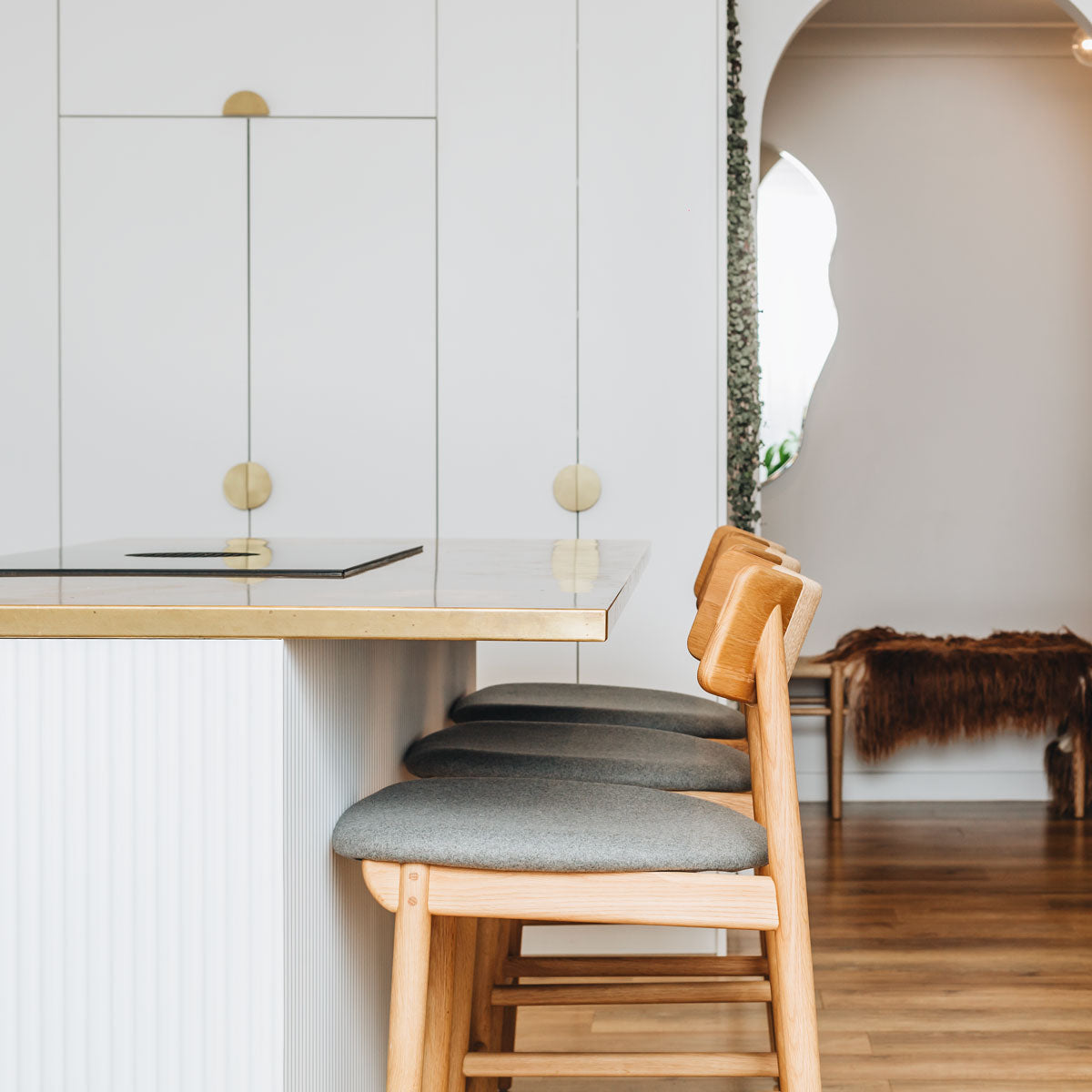 Niles Oak & PU Dining Chair