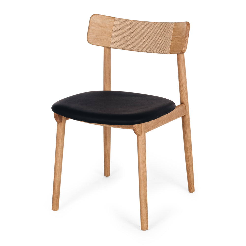 Niles Oak & PU Dining Chair