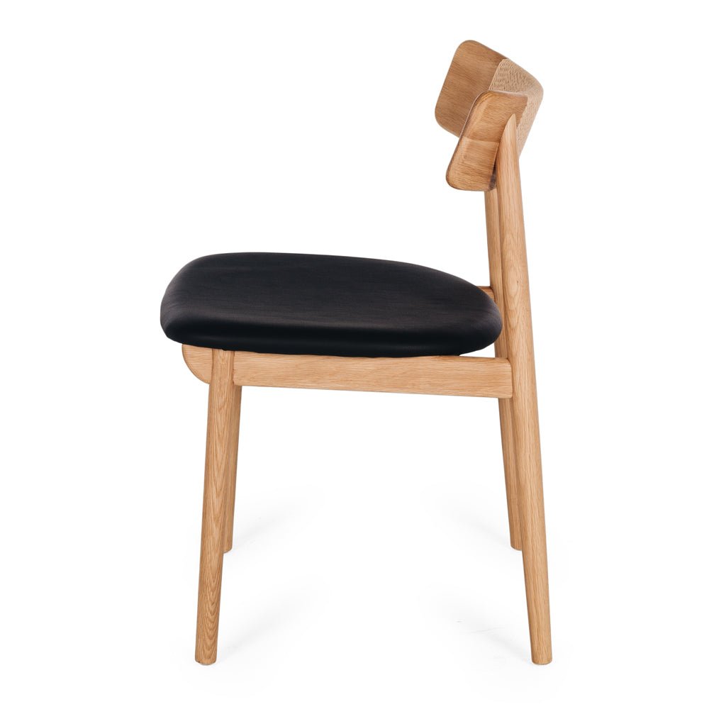 Niles Oak & PU Dining Chair