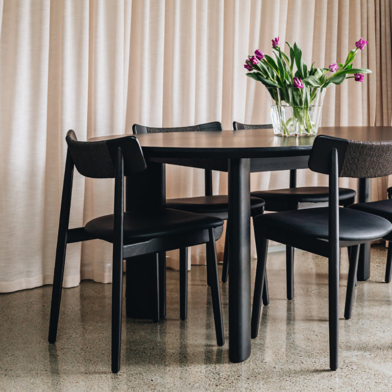 Niles Oak & PU Dining Chair
