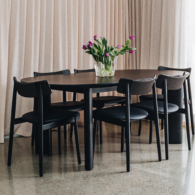Niles Oak & PU Dining Chair