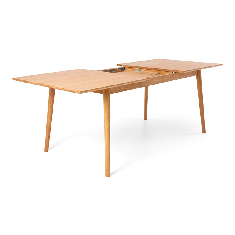 Nordik Solid Oak Extension Dining Table 160–210cm