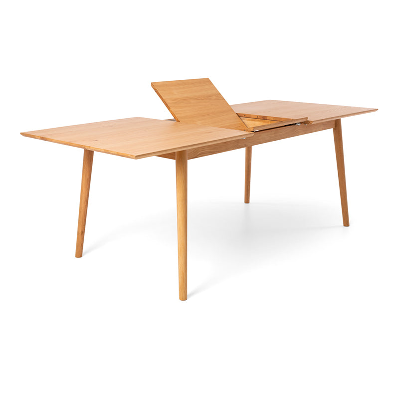 Nordik Solid Oak Extension Dining Table 160–210cm