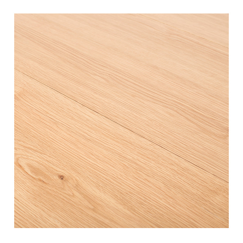 Nordik Solid Oak Drop-Leaf Round Dining Table 100cm