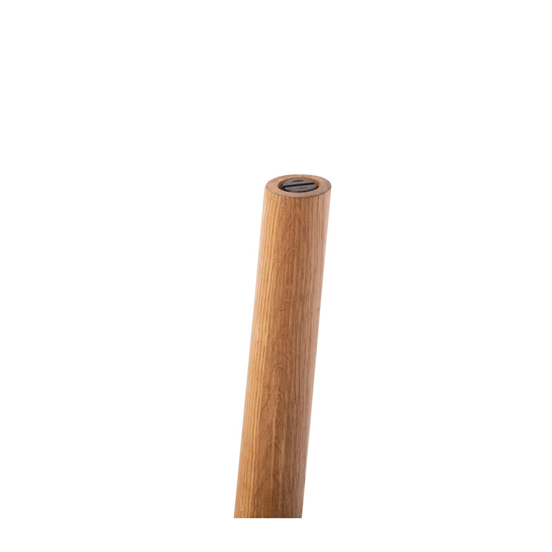 Nordik Solid Oak Drop-Leaf Round Dining Table 100cm