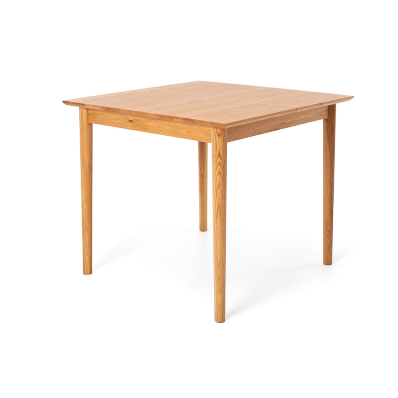 Nordik Solid Oak Small Extension Dining Table 90–130cm