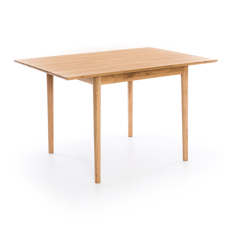 Nordik Solid Oak Small Extension Dining Table 90–130cm
