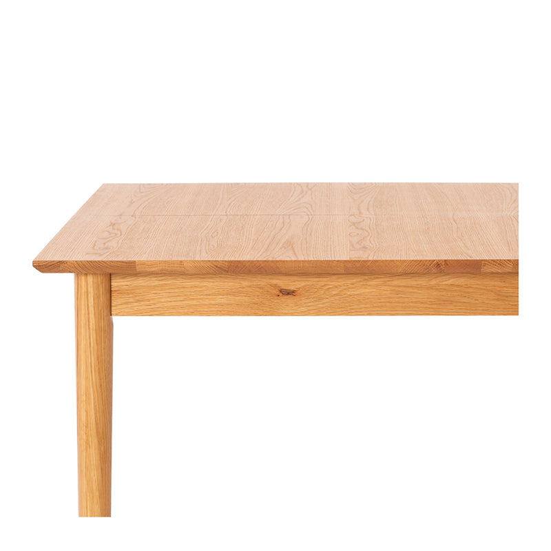 Nordik Solid Oak Small Extension Dining Table 90–130cm