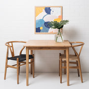 Nordik Solid Oak Small Extension Dining Table 90–130cm