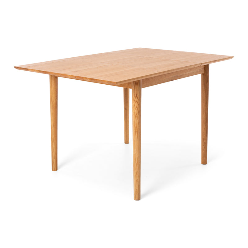 Nordik Solid Oak Small Extension Dining Table 90–130cm