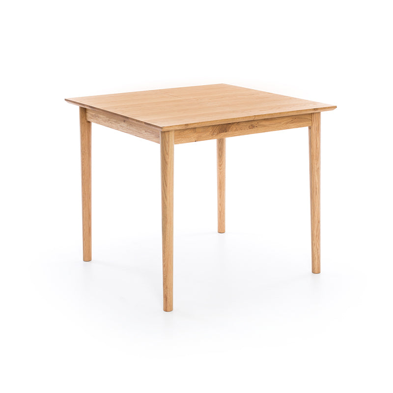 Nordik Solid Oak Small Extension Dining Table 90–130cm