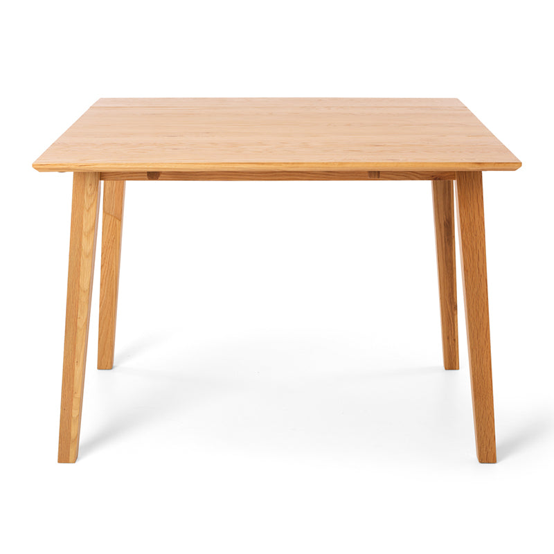 Nordik Solid Oak Square Drop-Leaf Dining Table 102cm