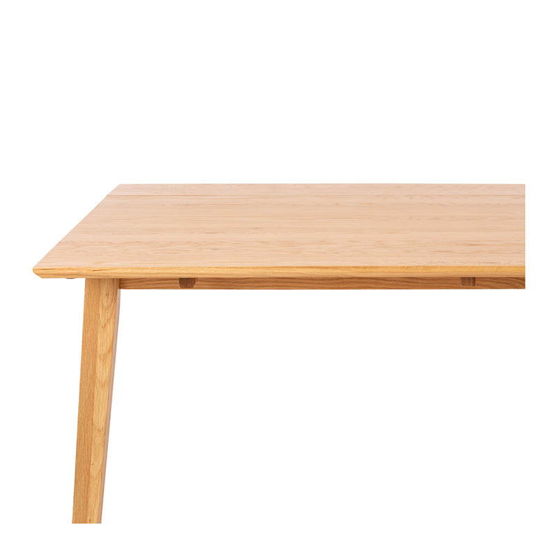 Nordik Solid Oak Square Drop-Leaf Dining Table 102cm