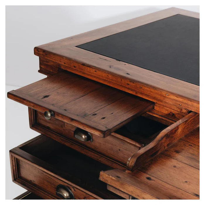 Office 3 Drawer Desk W125cm