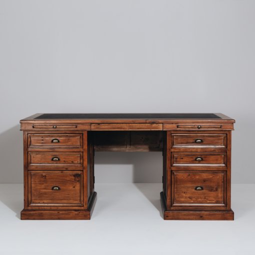 Office 6 Drawer Desk W174cm