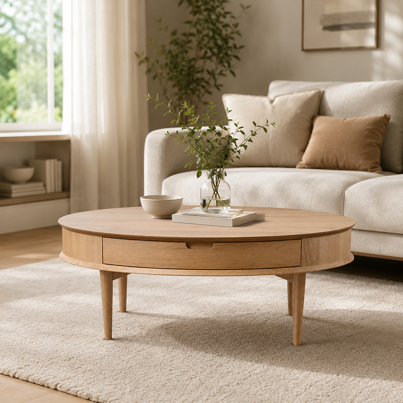 Oslo Coffee Table with Drawer