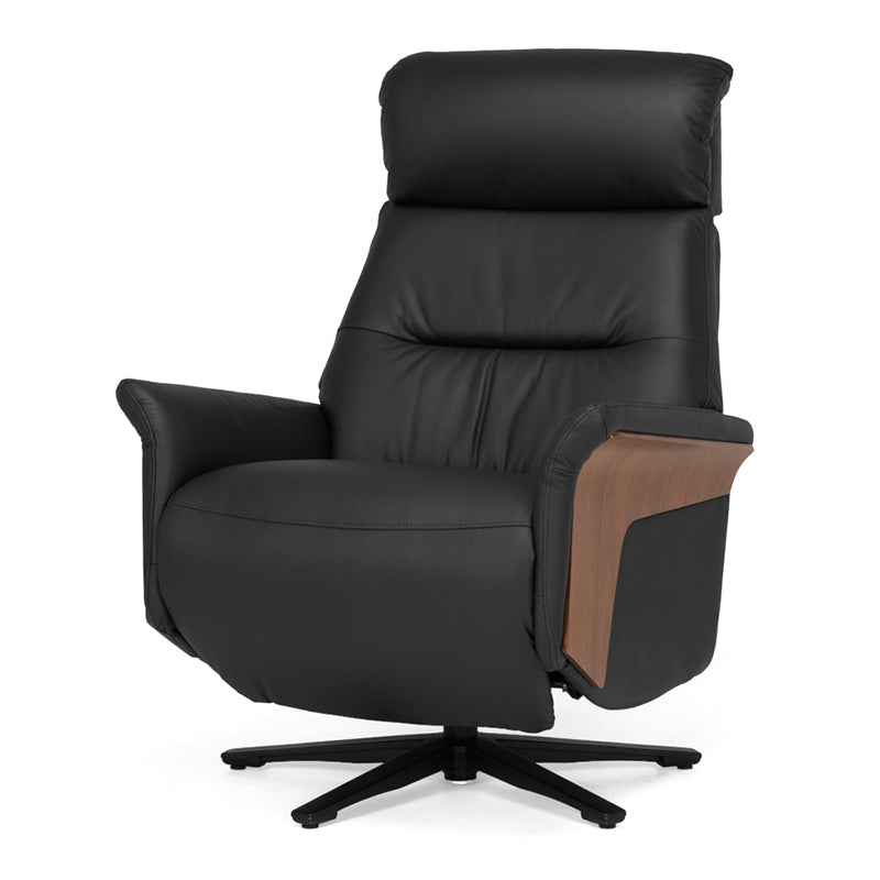 Oslo Single Recliner Black - ETA Aug 2026