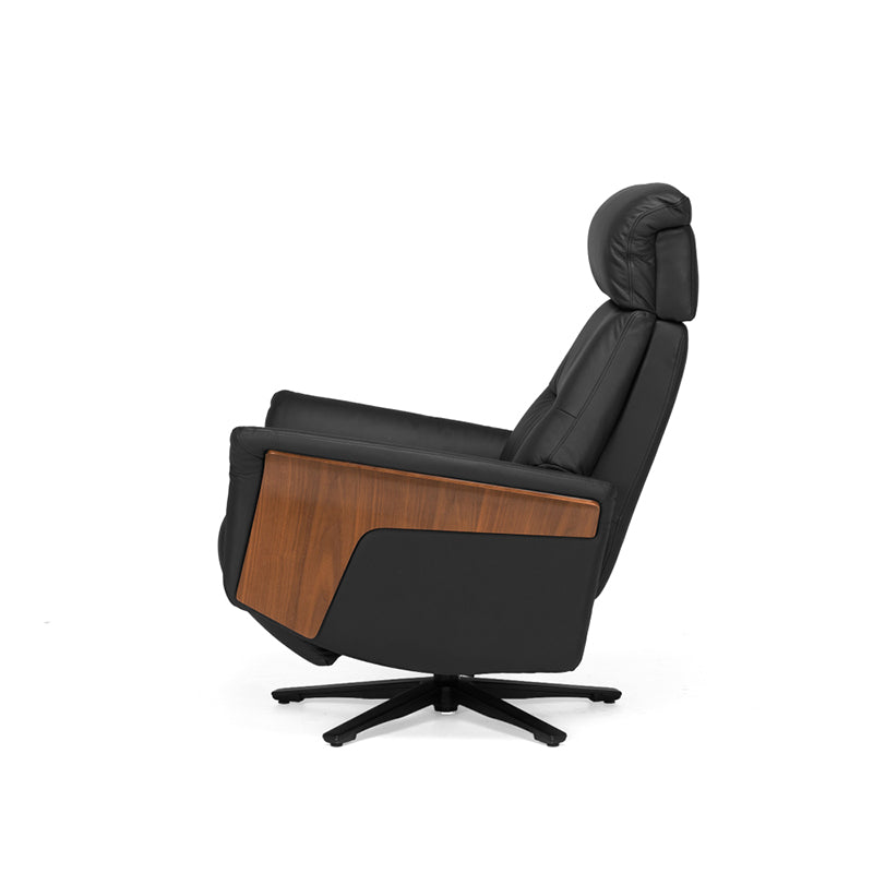 Oslo Single Recliner Black - ETA Aug 2026