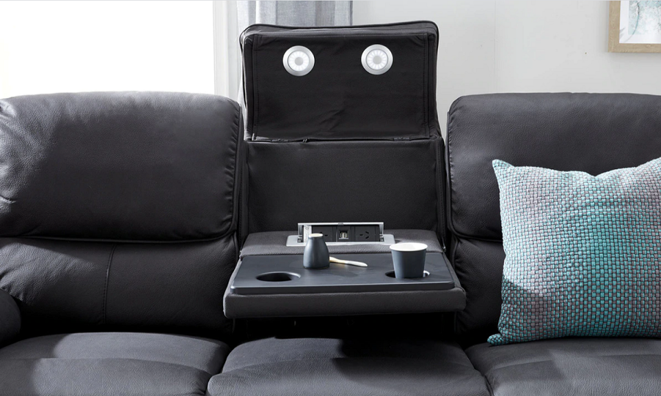 Owen Fabric 3 Seat Electric Recliner