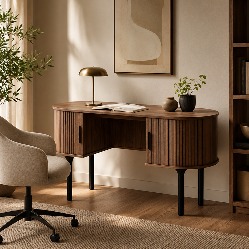 Palliser Solid Oak Desk 1410mm