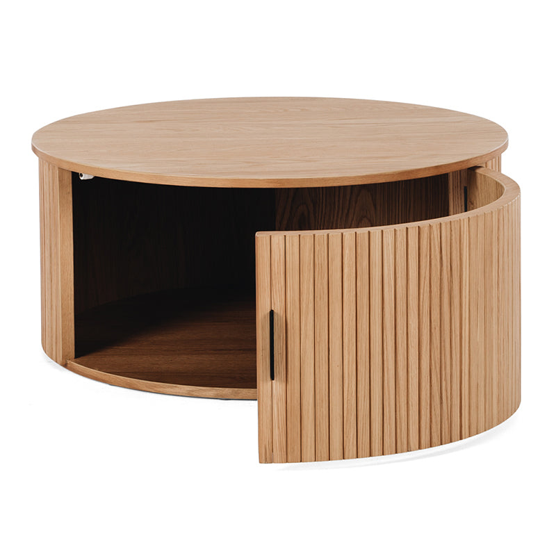 Palliser Round Coffee Table (Black Oak/Natural Oak/Walnut)