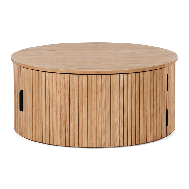 Palliser Round Coffee Table (Black Oak/Natural Oak/Walnut)