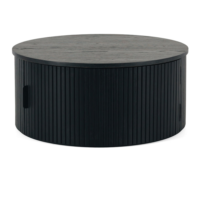 Palliser Round Coffee Table (Black Oak/Natural Oak/Walnut)