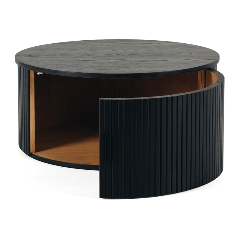 Palliser Round Coffee Table (Black Oak/Natural Oak/Walnut)