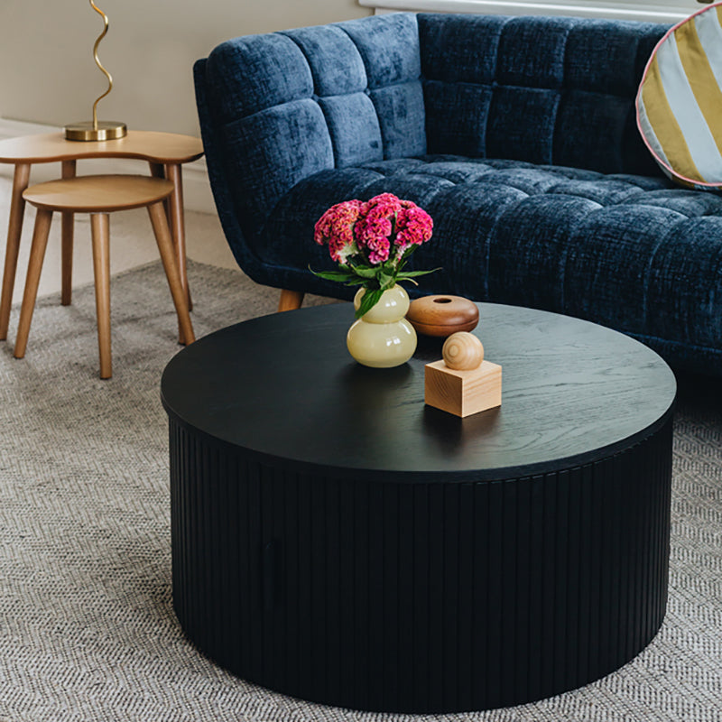 Palliser Round Coffee Table (Black Oak/Natural Oak/Walnut)