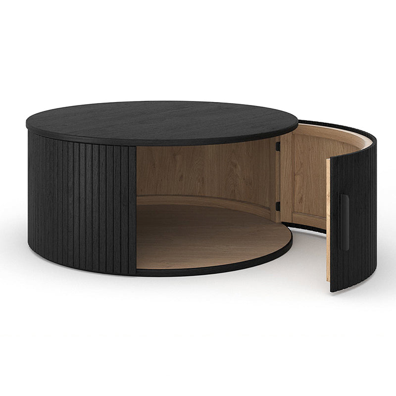 Palliser Round Coffee Table (Black Oak/Natural Oak/Walnut)