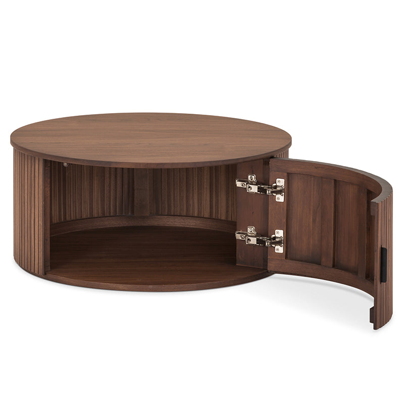 Palliser Round Coffee Table (Black Oak/Natural Oak/Walnut)