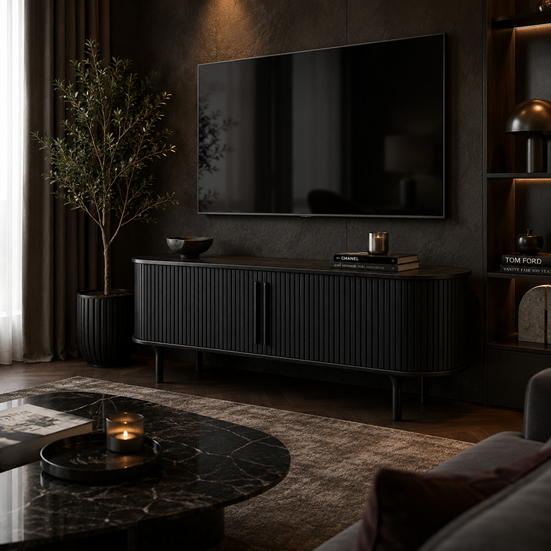 Palliser TV Unit (Black Oak/Natural Oak/Walnut)