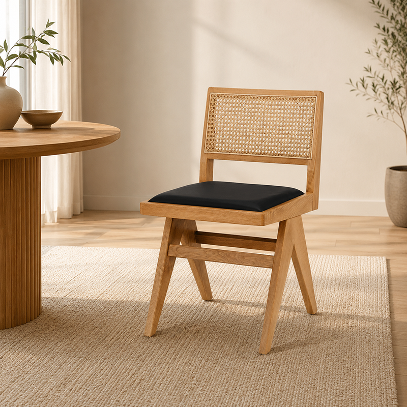 Palma Oak & PU Dining Chair