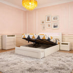 Panama With Gaslift Storage Base With 1 Drawer（White Oak）